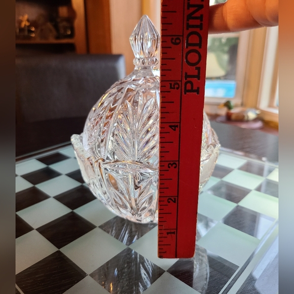 Glass candy dish for sale - Picture 4 of 14